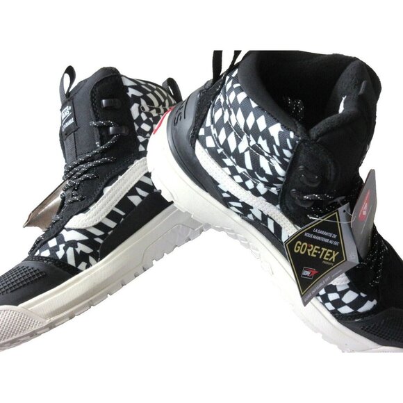 Vans Men's Ultrarange Exo MTE-2 Black Warped Checkerboard Gore-Tex Sizes NEW - Picture 4 of 6